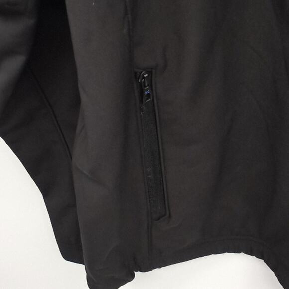 Hawk & Co. Men's NWT Athletic Black Stretch Soft Shell Performance Jacket 2XL - Picture 4 of 16